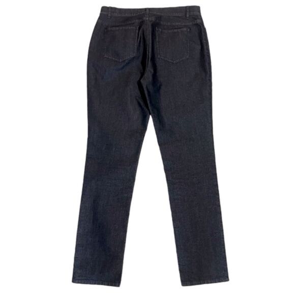 Lafayette 148 Straight Leg Mid-Rise Jeans - 10 - Picture 2 of 7
